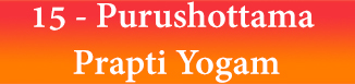 15 - Purushottama Prapti Yogam